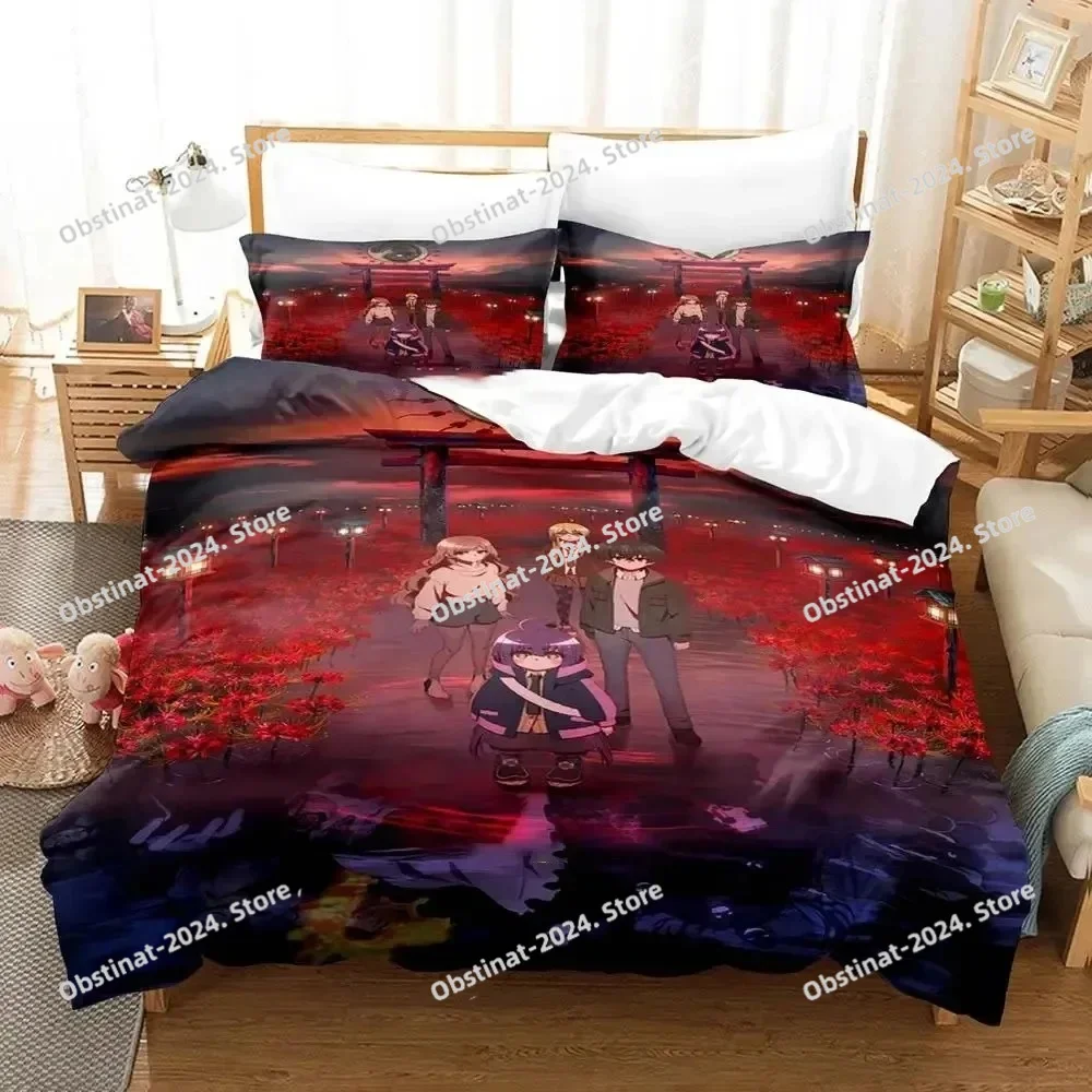 

Anime Dark Gathering Bedding set Printed Duvet Cover Pillowcase Single Double Queen Super King Size Sets