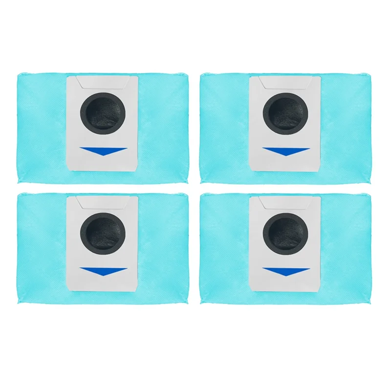 4 قطعة كيس لجميع الغبار الكناس ل Ecovacs DEEBOT X1 أومني/T10 أومني اكسسوارات روبوت فراغ استبدال