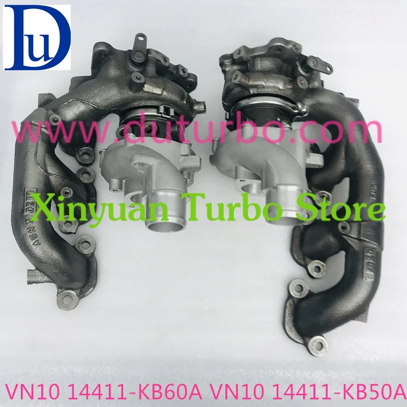 GENUINE rebuilt IHI Twin turbos VN10 14411-KB60A VN9 14411-KB50A turbocharger for Nissan GTR Nismo Coupe 2-Door 3.8L gas engine