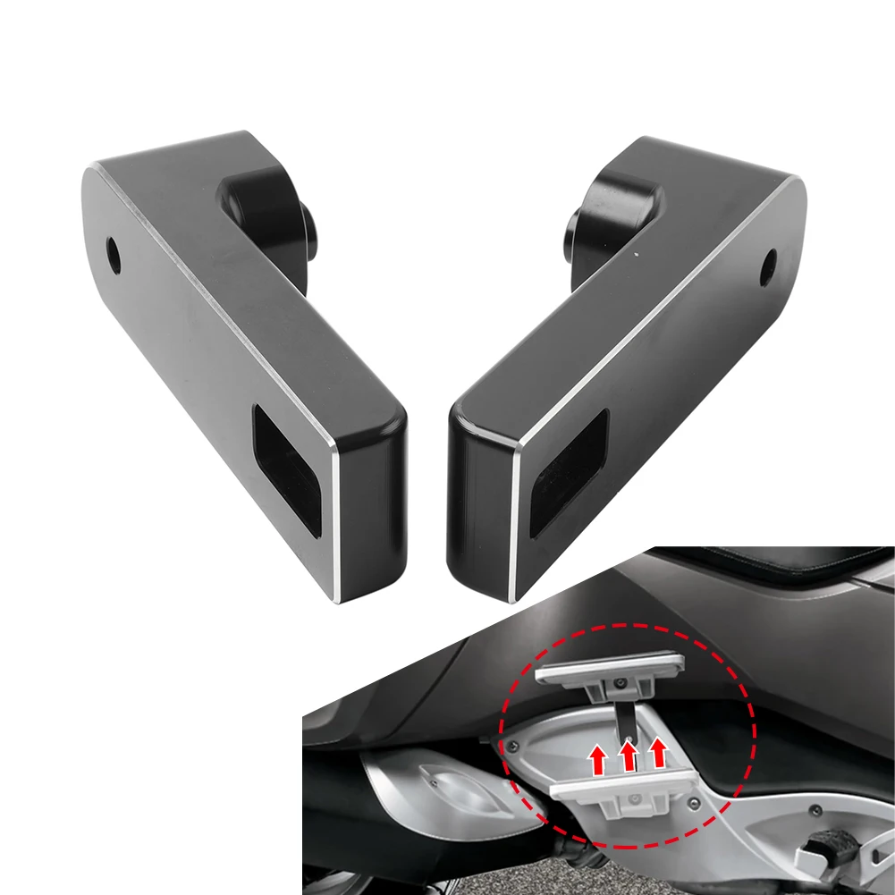 

Motorcycle Rear Floorboard Footpeg Extension Kit Pedal Risers For Can Am Spyder RT 10-21