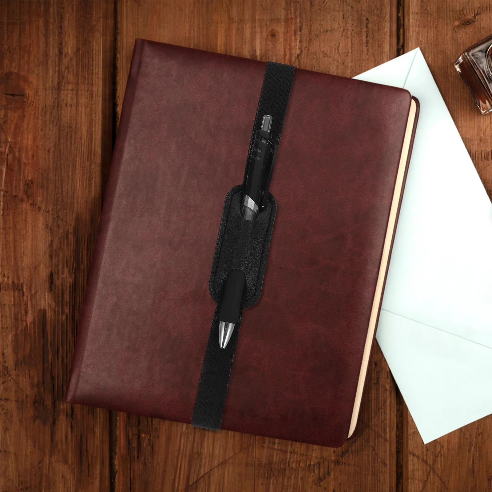 6 قطعة الحقيبة ل دفتر مجلة حامل قلم شريط مرن بولي Pen القلم حقيبة التخزين لرحلة عمل مكتب مخطط #1