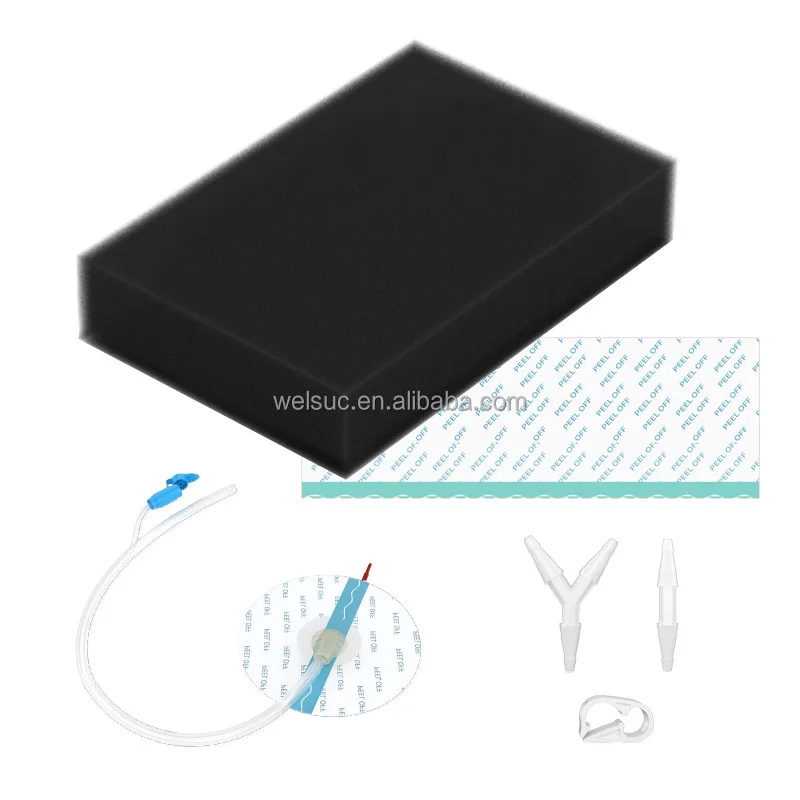 Dostosowana rurka ssąca do terapii rana pod ciśnieniem ujemnym (NPWT) do drenażu w terapii ran