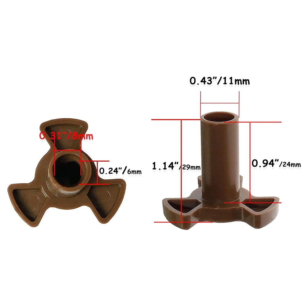 Mikrowellen-Plattenspieler-Kupplung, Mikrowellen-Rollen führungs halterung, Ersatzteile für Mikrowellen-Drehkern kupplung