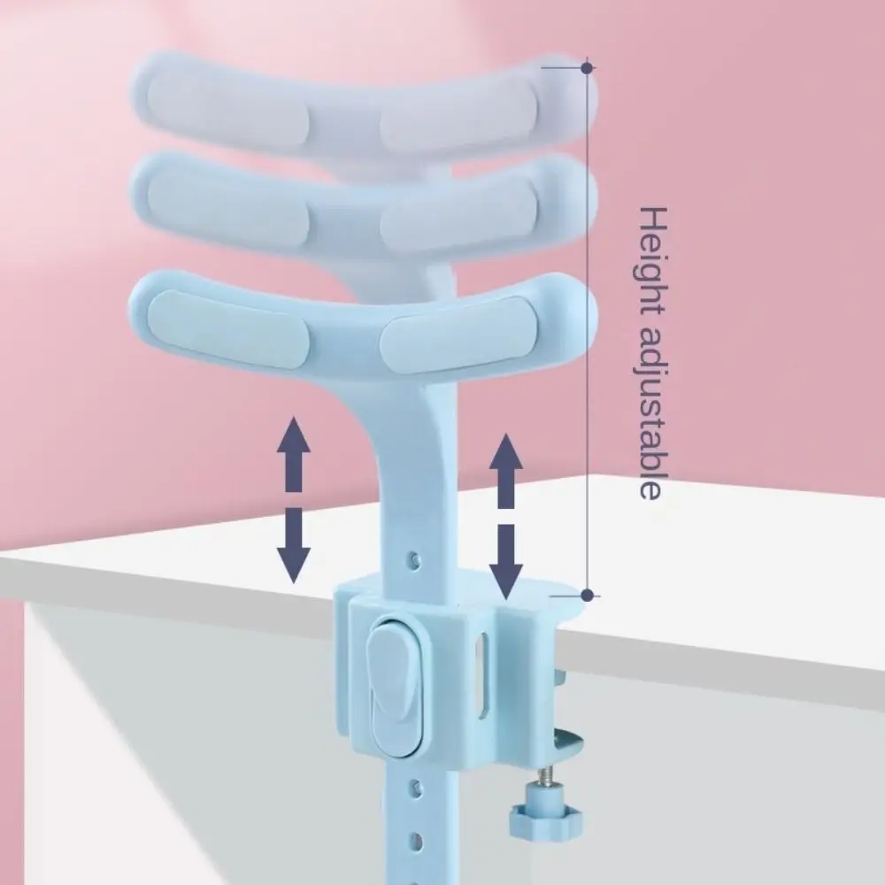 Korektor Postur Duduk Anti-miopia Braket Desktop Tulis Siswa Dapat Disesuaikan Tinggi Ergonomis Silikon Nyaman