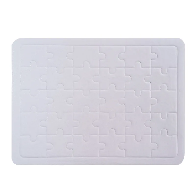 30sets A5 Size Photo Frame Sublimation Display Puzzle Blanks With Frame For Kid's Toys
