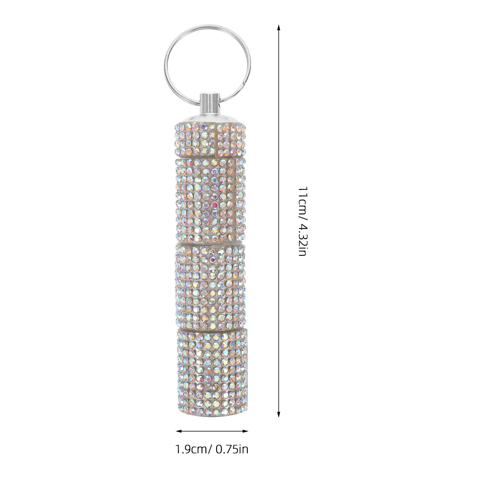 Travel Case Storage Organizer Medicine Pill Portable Box Halloween Christmas Small Pill Organizer Keychain Pills Holder