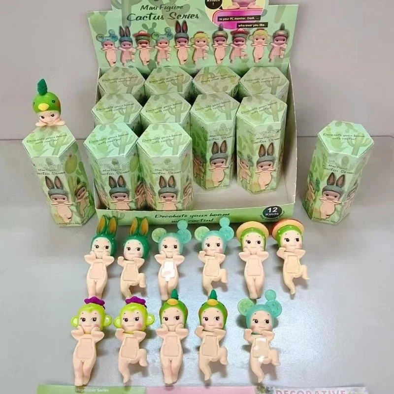 

Горячая новинка S Angel Blind Box Cactus Series 2022, мини-фигурки аниме, украшения, куклы, фанаты, детский праздник, подарок на день рождения, игрушка