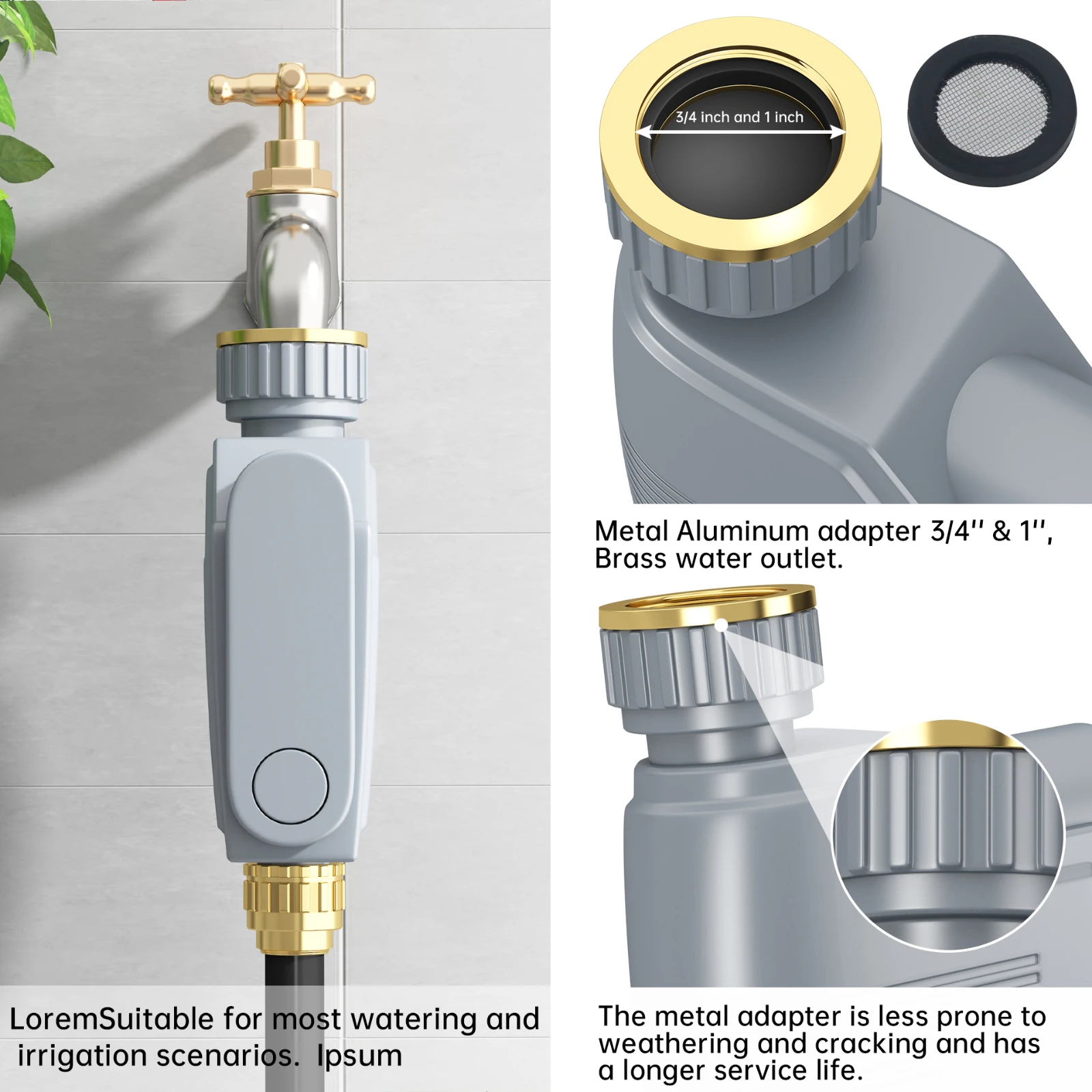 ZIGBEE WIFI Garden Watering Timer Smart Sprinkler Drip Irrigation System Built-in Water Flow Recorder Water Controller TUYA