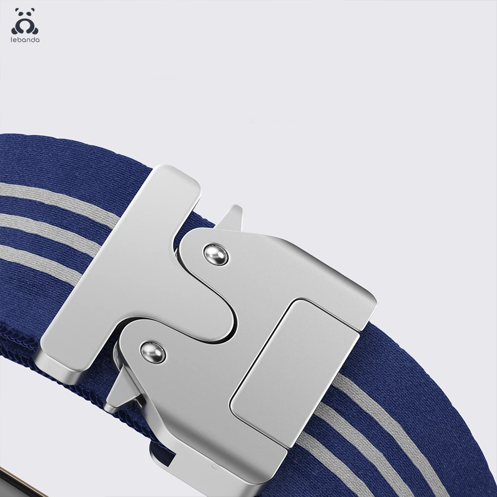 حزام Lebanda لساعة Apple Ultra Series 10 9 8 7 6 5 4 SE مشبك المظلة حزام مضفر من النايلون المرن لملحقات iWatch