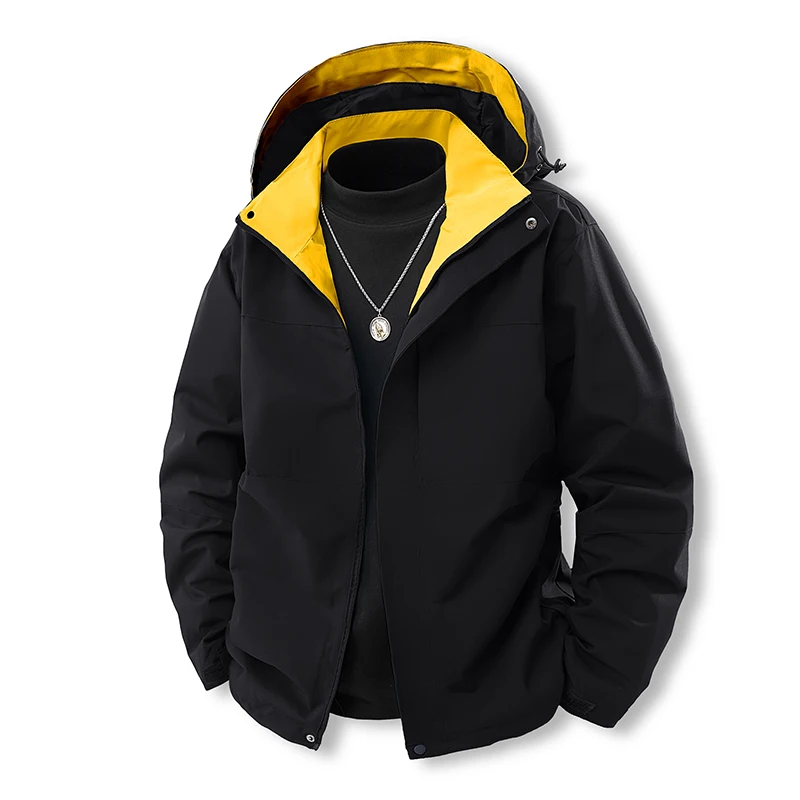 

Spring Outdoor Men Hiking Jacket Casual Hooded Windproof Male Clothes Quality Waterproof Trekking Coats Fashion Multiple Colors
