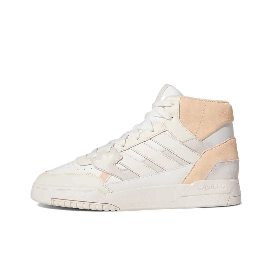 Adidas Originals DROP STEP SE Leather Comfortable Wear resistant And Lightweight Mid top Skateboard Shoes Unisex GV9324