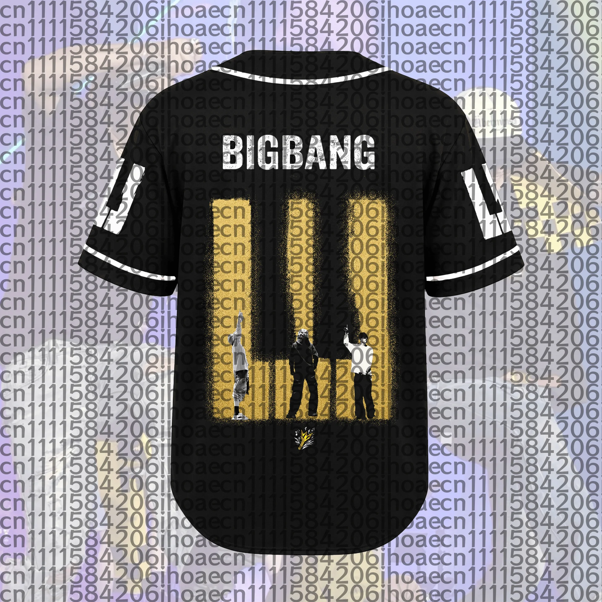 Bigbang 20th Anniversary Concert 2026 World Tour T-Shirt G-DRAGON DAESUNG Fans Short Sleeve Weat Men Women Kids  Baseball Jacket - view 3