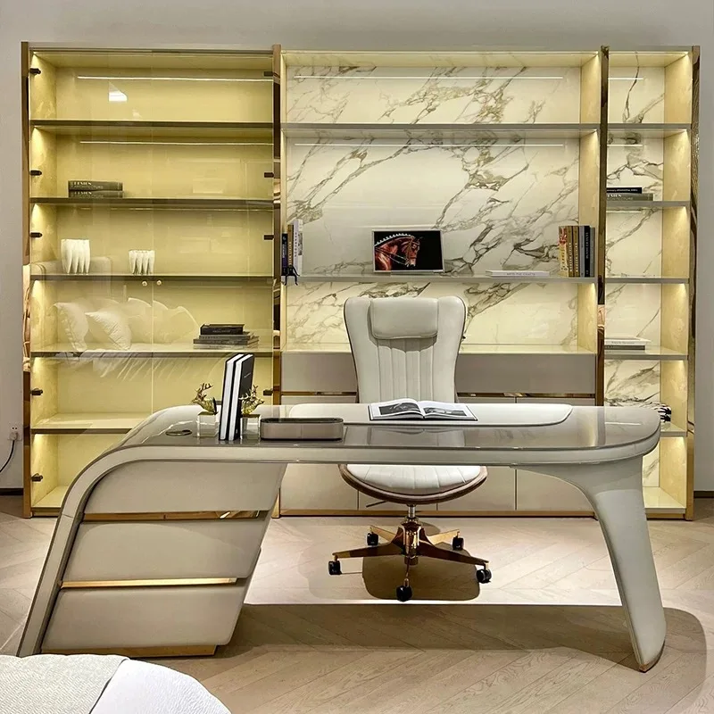 Relax Designer Office Desk Upgrade Minimalist Workstation White Office Desks Luxury Vintage Escritorios Office Furniture