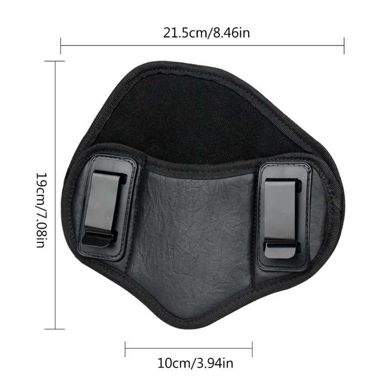 Taktisches Jagdholster, PU-Leder, verdeckte Waffentasche für Glock 17, 19, 23, 32, Sig Sauer Beretta Kahr Bersa Thunder Gun Holster – Detail 1