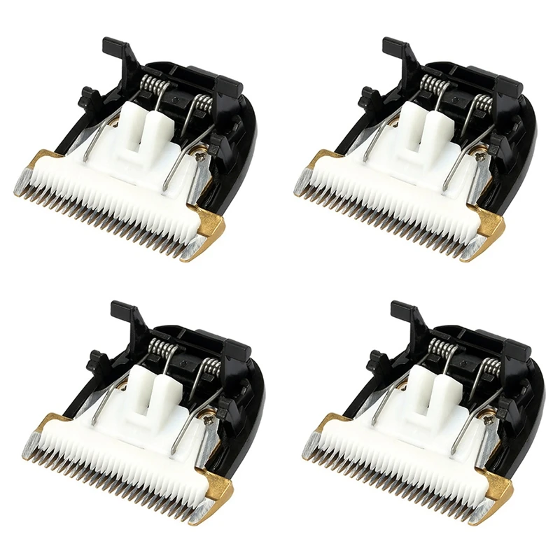 

4X Grooming Ceramic Cutter Head Razor Blade 40Mm 24 Teeth For Animal Clipper Trimmer