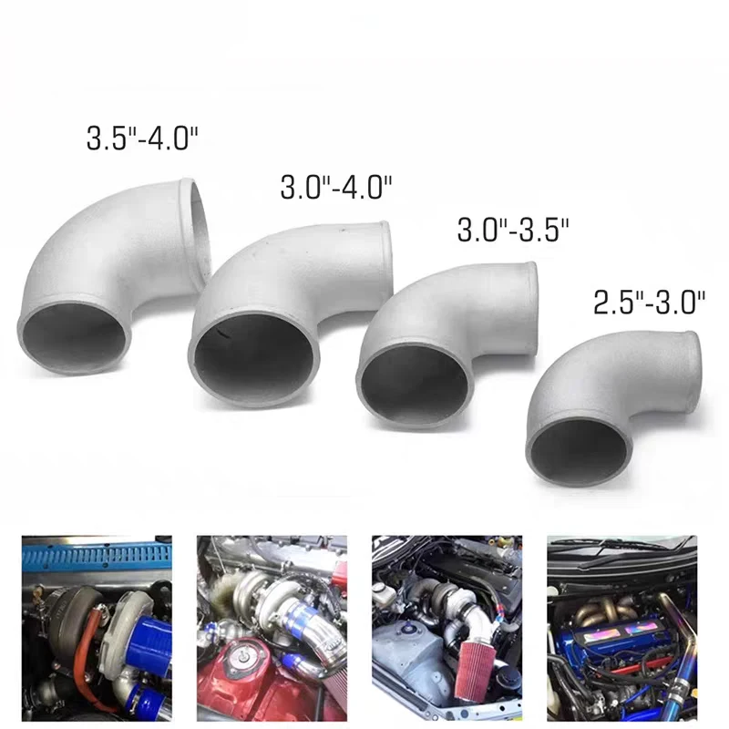 

Car Modification Turbo Aluminium 90 Degree Reducer Elbow Pipe Universal For Turbocharger Air Intake And Cold System