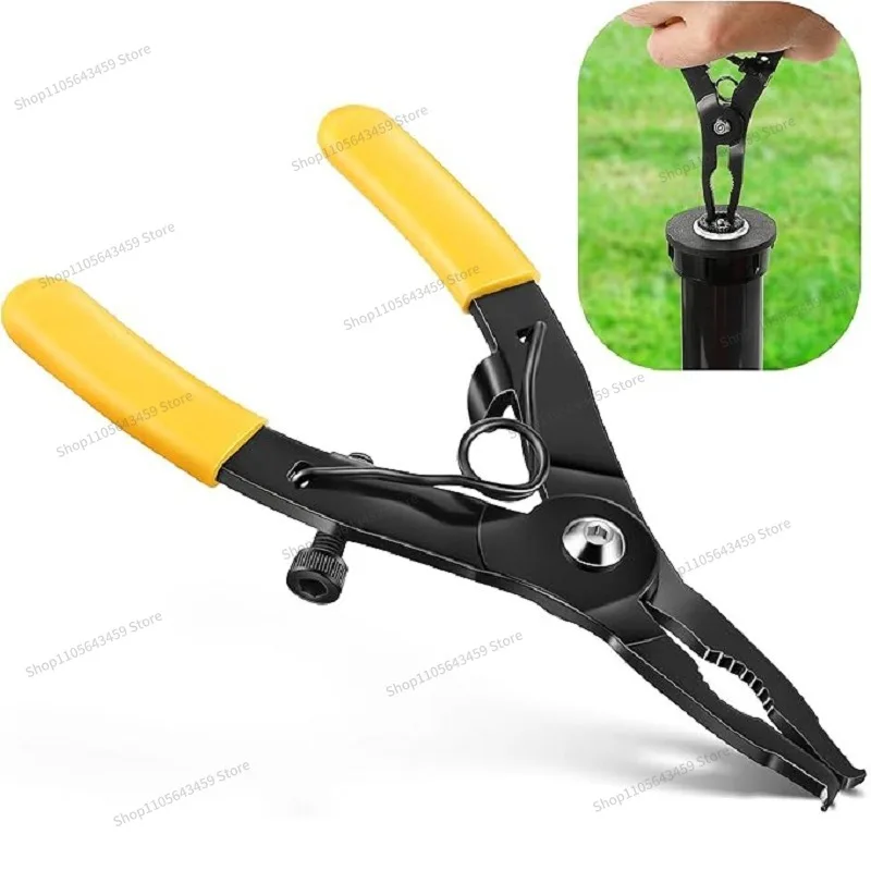 Screwdriver rotor adjustment tool for lawn irrigation system repair sprinkler head adjustment tool set