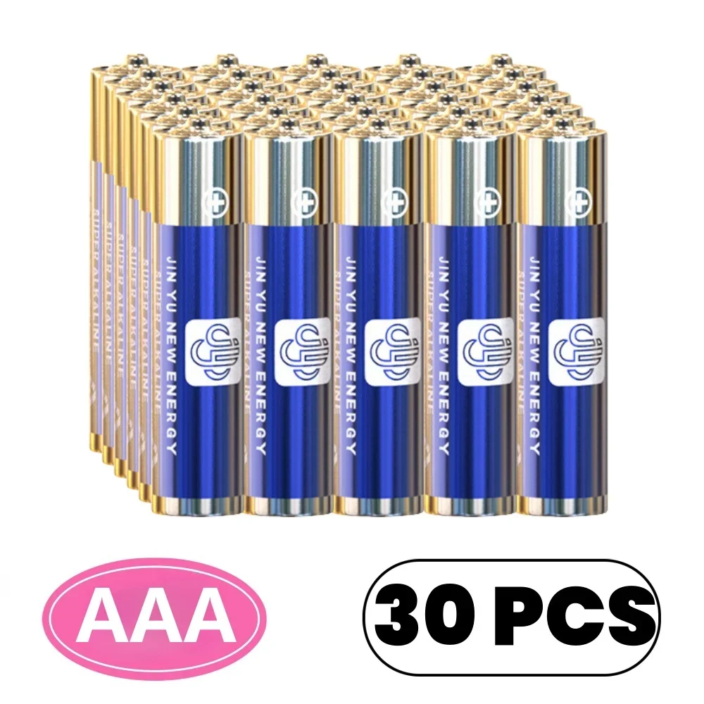 

New 30PCS AAA Alkaline Battery Premium Grade Disposable Battery1.5v triple A Dry Batteries for camera calculator remote