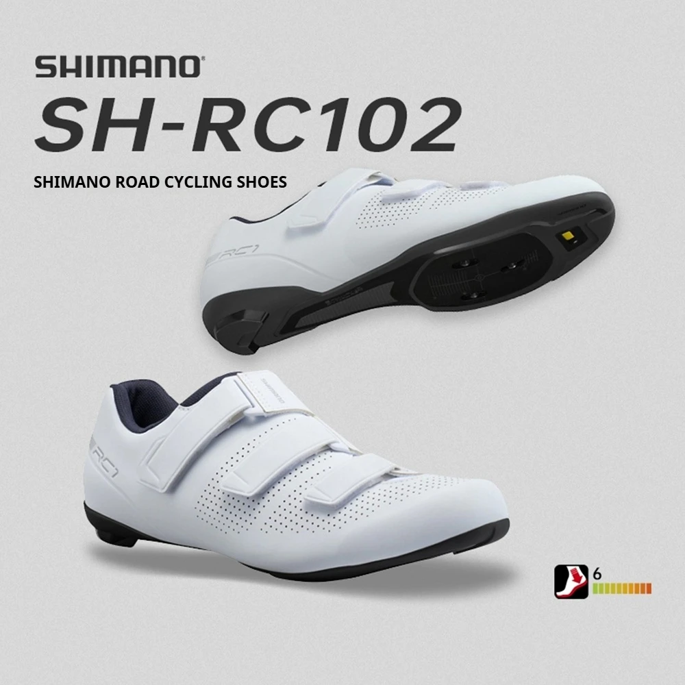 SHIMANO RC102 Road Cycling Shoes SPD-SL Cleats Compatible Professional Road Bike Lock Shoes Men Women Bicycle Riding Shoes