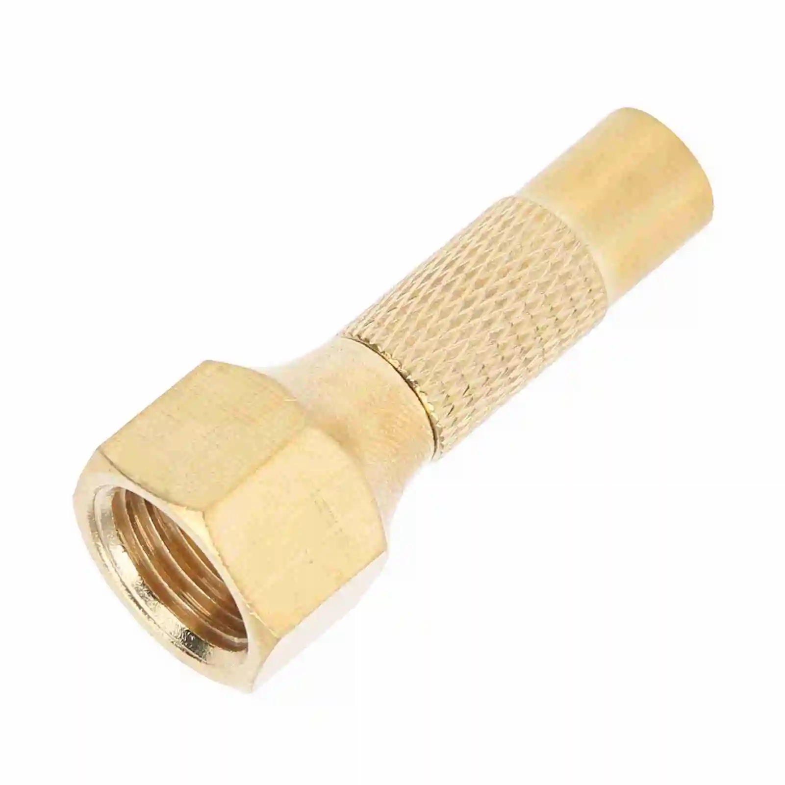 Twist-On Air Chucks Portable Brass Tyre Inflation Valve 1/4in NPT Internal Thread for Car Bike Motorcycle Tire Inflate Tool new