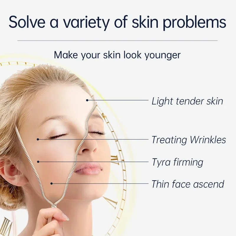 Strumento portatile di bellezza RF Lifting del viso Rafforzamento della pelle Dispositivo portatile ricaricabile per macchina RF antietà per la casa