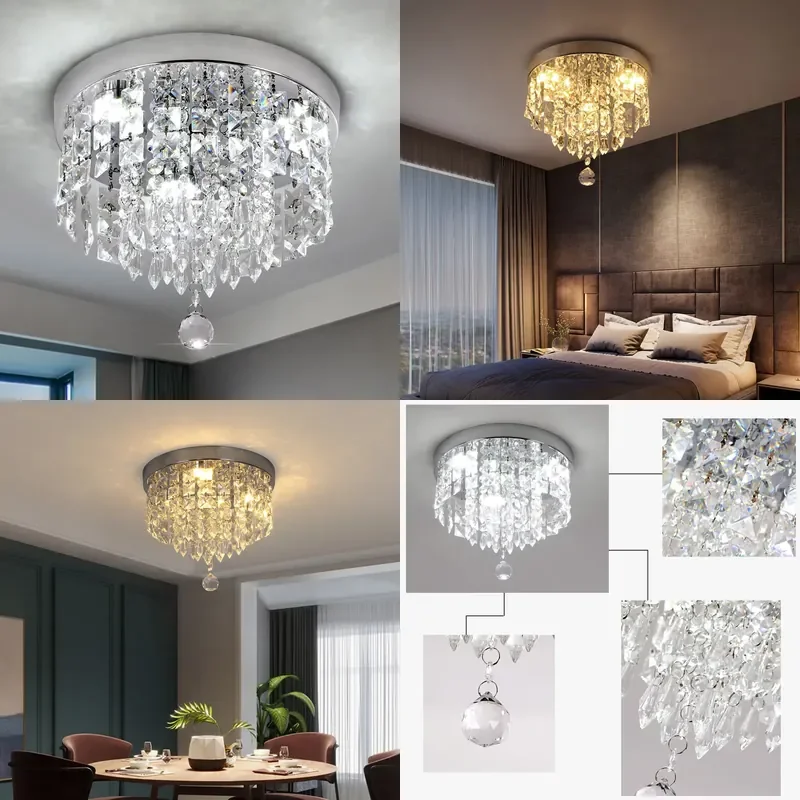 Modern LED Ceiling Light Intelligent Customizable Decorative Lighting for Home Office Bedroom