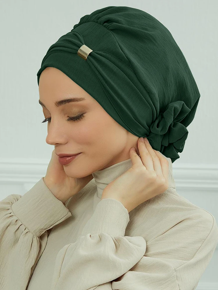 Muslim Modest Hijab Cap Undercap Abaya Hijabs For Woman Islamic Abayas Jersey Instant Wrap Women