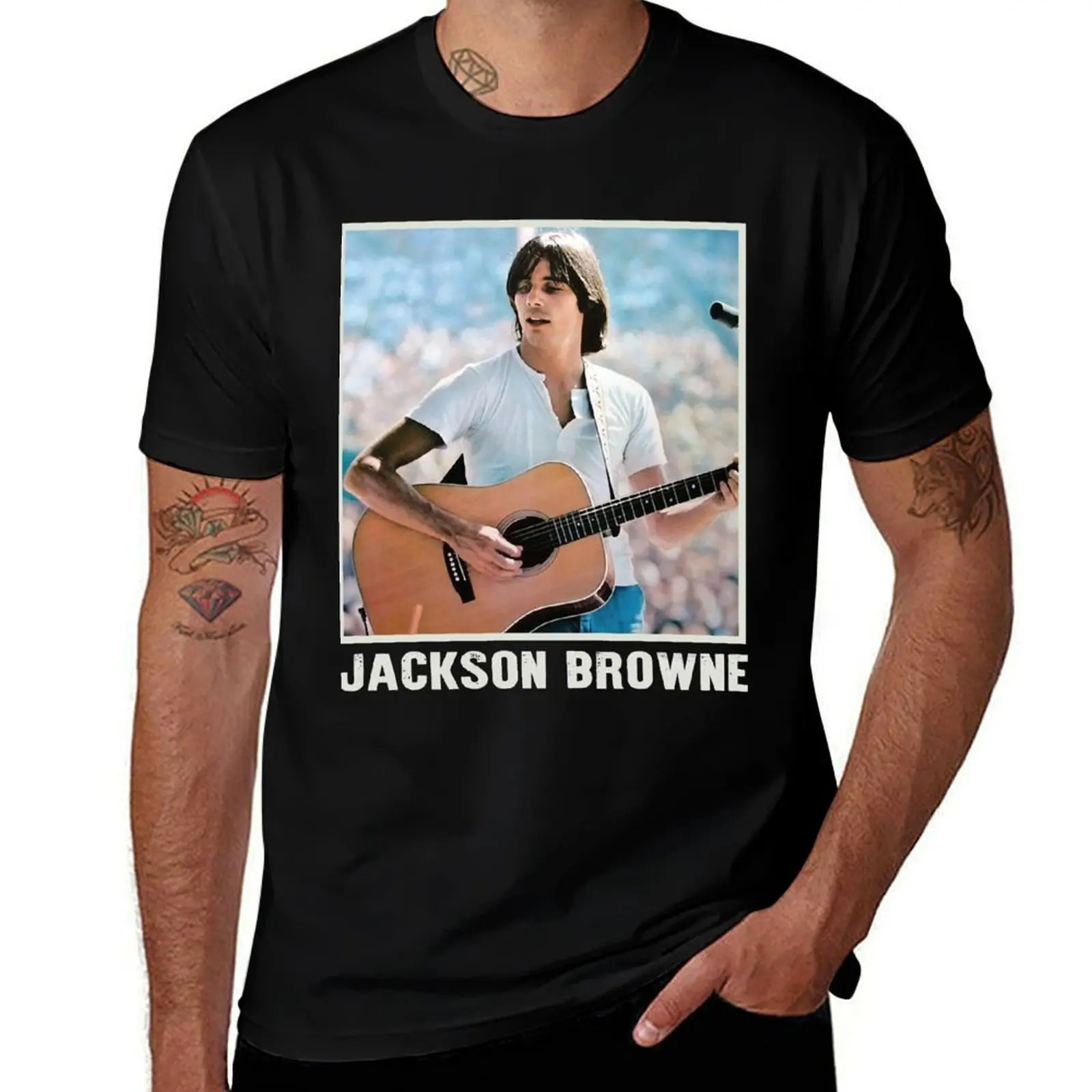 

Jackson Browne Classic Retro 70s Essential T-Shirt funny t shirts man t shirts for man graphic vintage T-Shirt