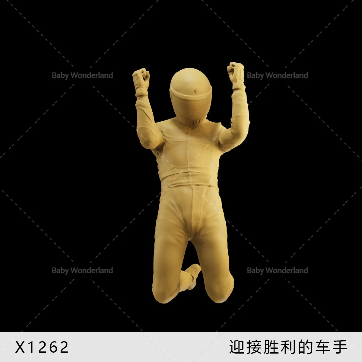 متوفر في المخزون 1/64 1/43 1/35 F1 يحتفال بطولةهم بواسطة شخصيات سيارات الركل نموذج غير مطلي ألعاب المشهد الإبداعي