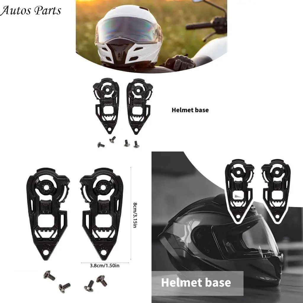 

57BA 1 Pair Motorcycle Helmets Visors Base Plate for JK 316 AIS 607 Replacement Face Shield Visors Base Helmets Accessories