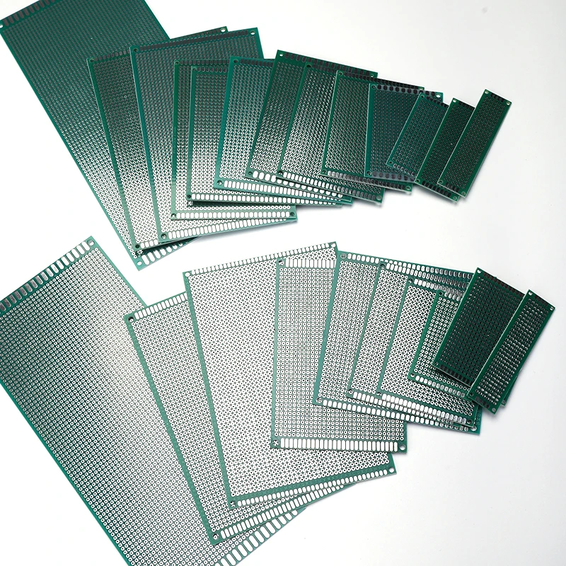 2 Stück Universelle Einseitige Leiterplatte Mehrzweck-Lochplatine PCB Experimentierplatine für Elektronikprojekte – Detail 2