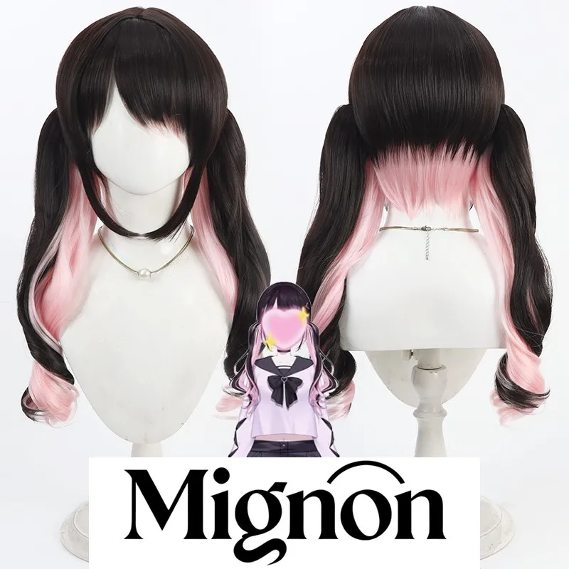 VSPO VTuber Kaganazuna Nazuna شعر مستعار كوسبلاي ذيول مزدوجة قابلة للفصل هدية الهالوين #1