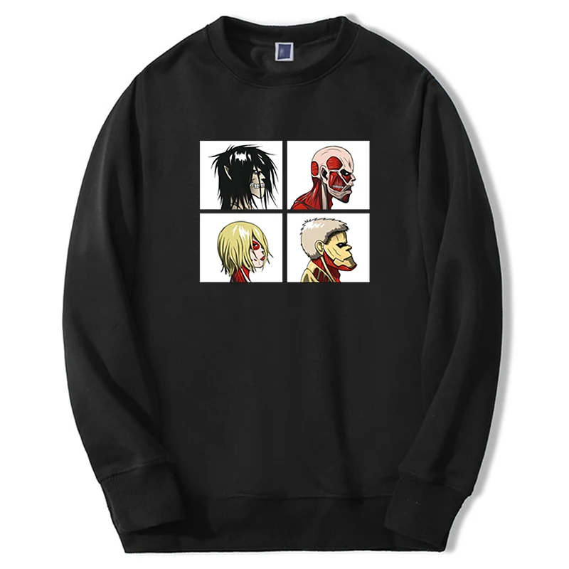 

Attack On Titan Anime Hoodie Men/women Levi Ackerman Graphic Sweatshirt Long Sleeve Harajuku Sportswear Anime Printed Pullover