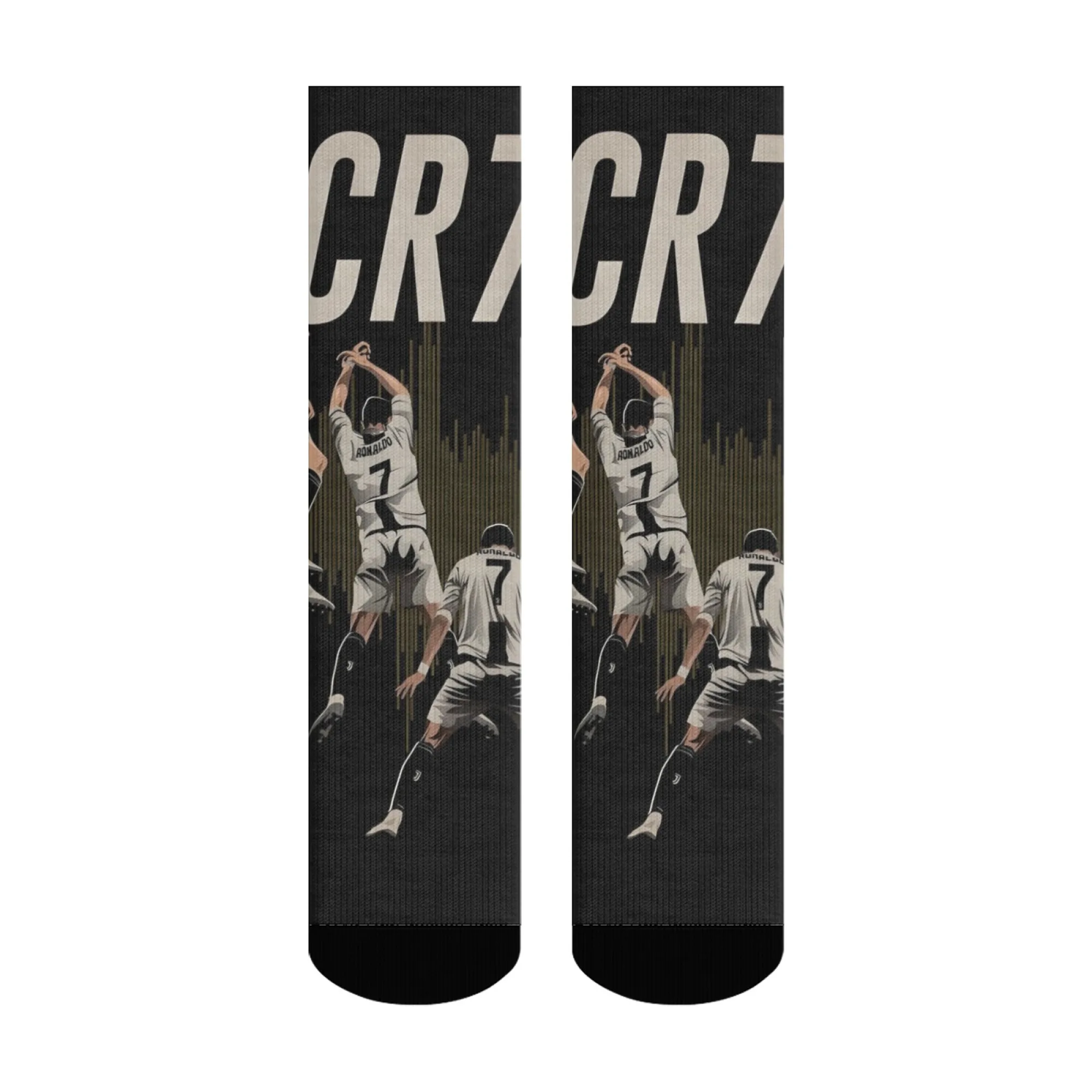 ผู้ชายสนุกถุงเท้า CR7 Cristiano Ronaldo ถุงเท้า Street บุคลิกภาพแนวโน้มสบาย Breathable ถุงเท้าของขวัญวันเกิด unisex