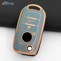 Car Key Case Cover Shell For FIAT Tipo Toro Nuovo Freedom 500X Doblo Argo Grazie Folding Key Protector key chain Accessories