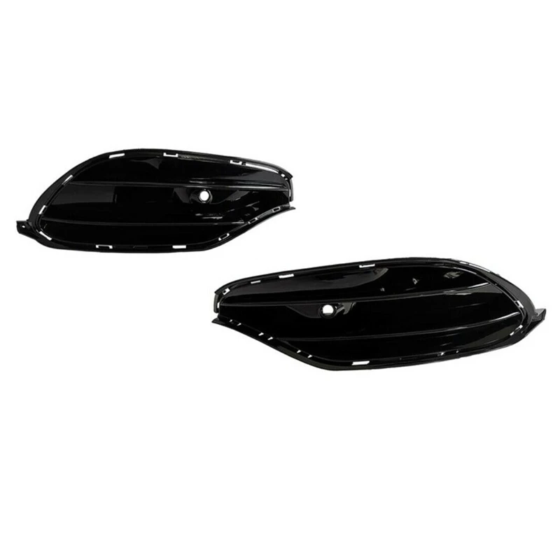 NEW-Car Front Bumper Grille Fog Light Cover Replace For Benz CLA W117 CLA 45 Sport 16-18