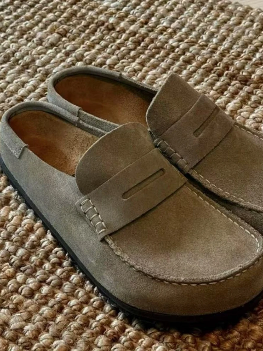 

Большой размер ex Ретро Sle Матовые кожаные шлепанцы Thi Bot Женские сандалии без шнуровки Summer oes