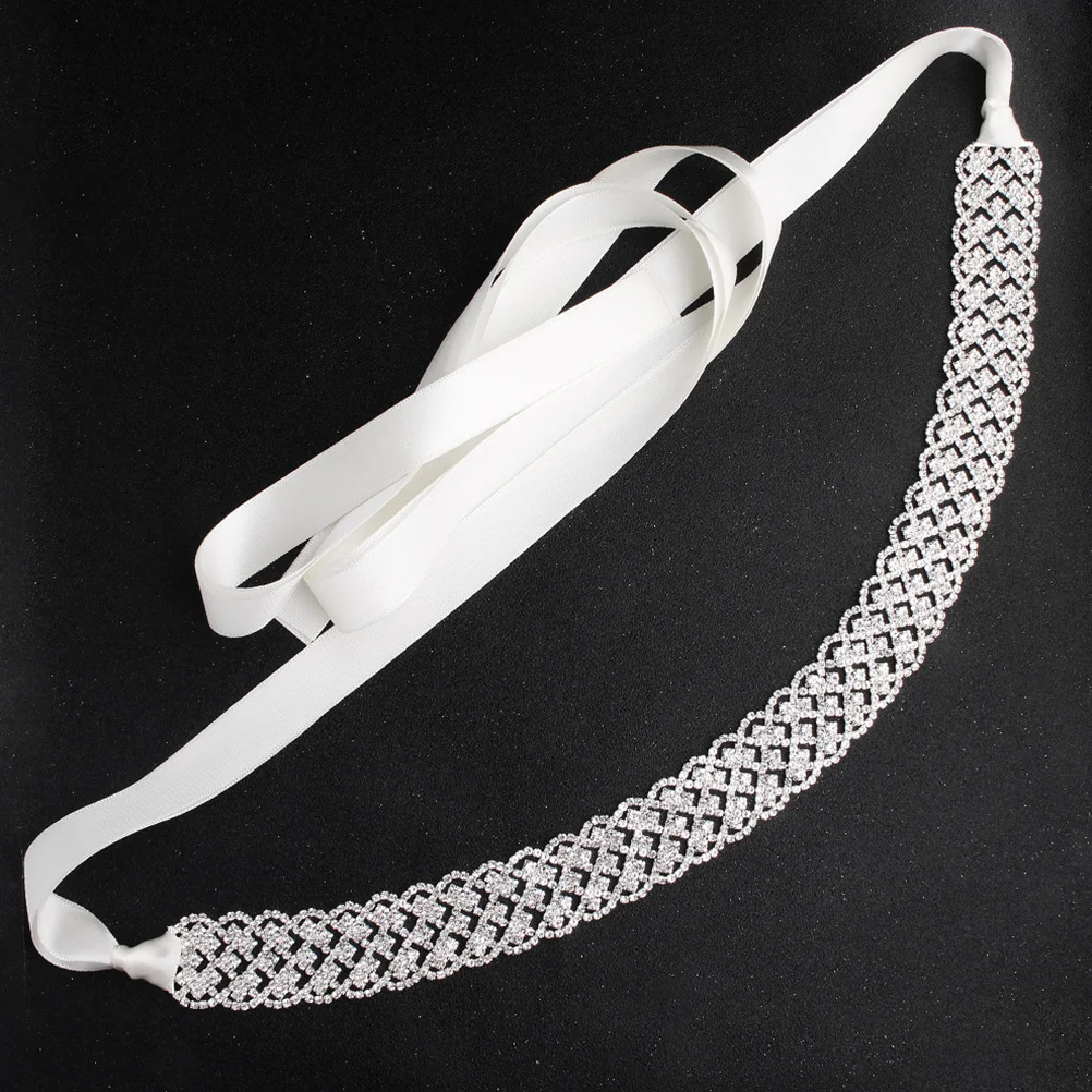 حزام زفاف كريستال فضي مصنوع يدويًا فستان زفاف حزام خصر أنيق وشاح العروس مثالي لصور الزفاف وحفلات وصيفات العروس