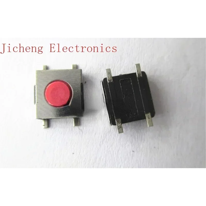 10PCS DIP Touch Switch 6*6*2.5 Patch 4-pin Notebook Display Key  Red