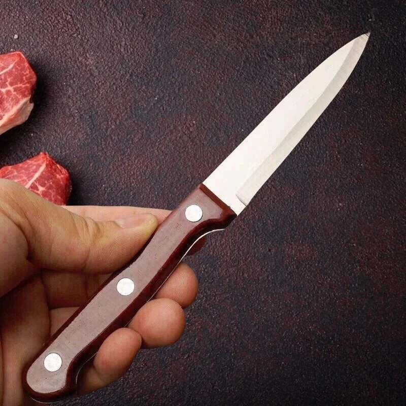 Professionelles Kochmesser, Obstmesser, Küche, Grillmesser, Peeling, rostfrei, Antihaft-Kunststoff, Küchenmesser und Zubehör – Detail 3