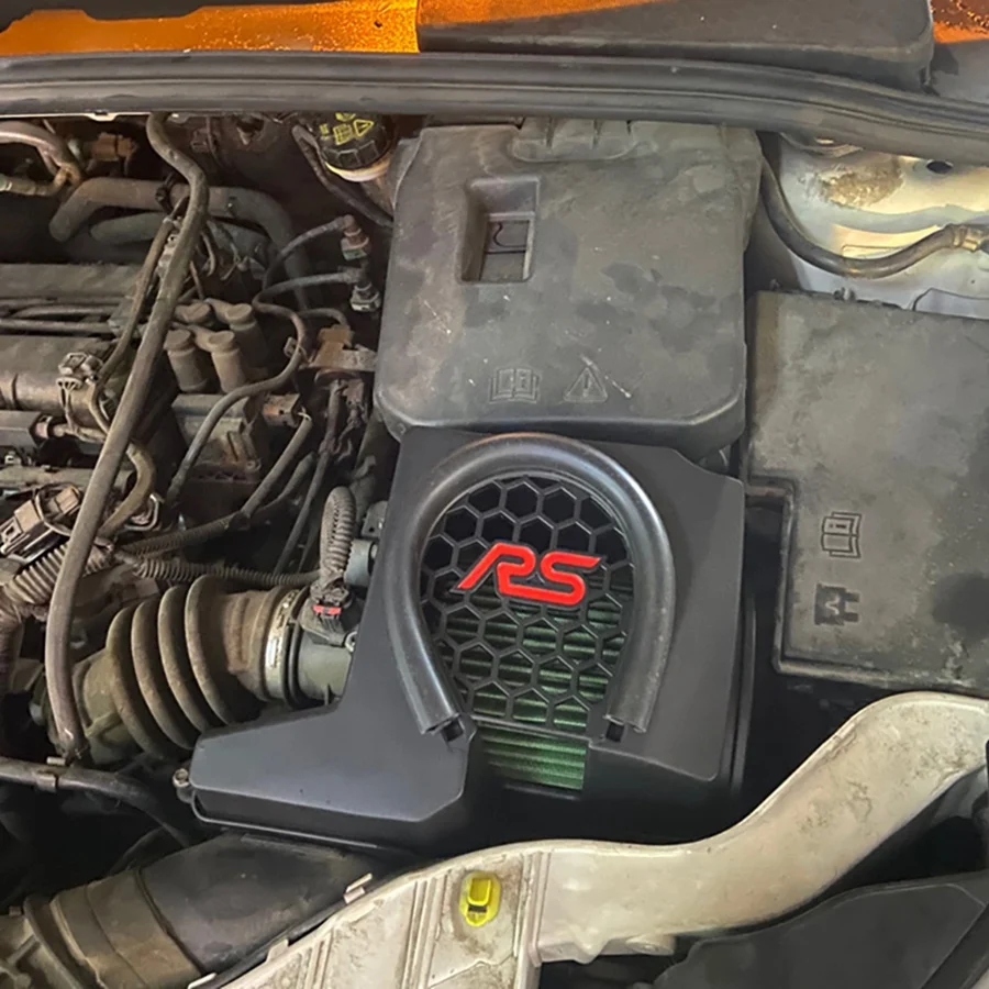 

Car Air Inlet Filter Box Cover, For Ford Focus R-S Kuga 2012-2018 Air Intake Protector, Red