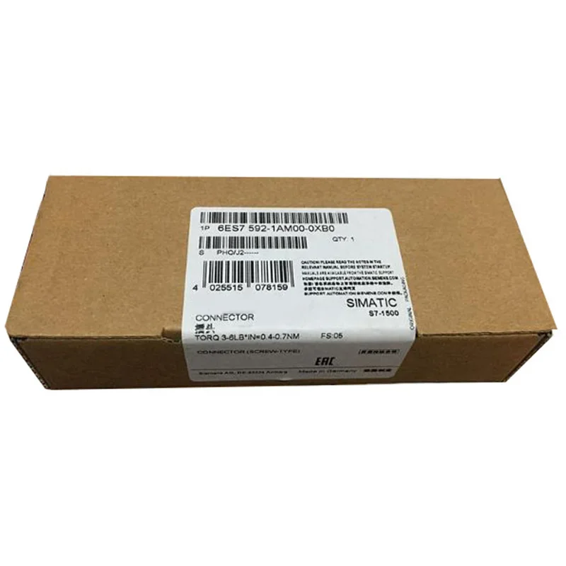 

New original 6ES7592-1AM00-0XB0 S7-1500 series connector 6ES7592-1AMOO-OXBO spot