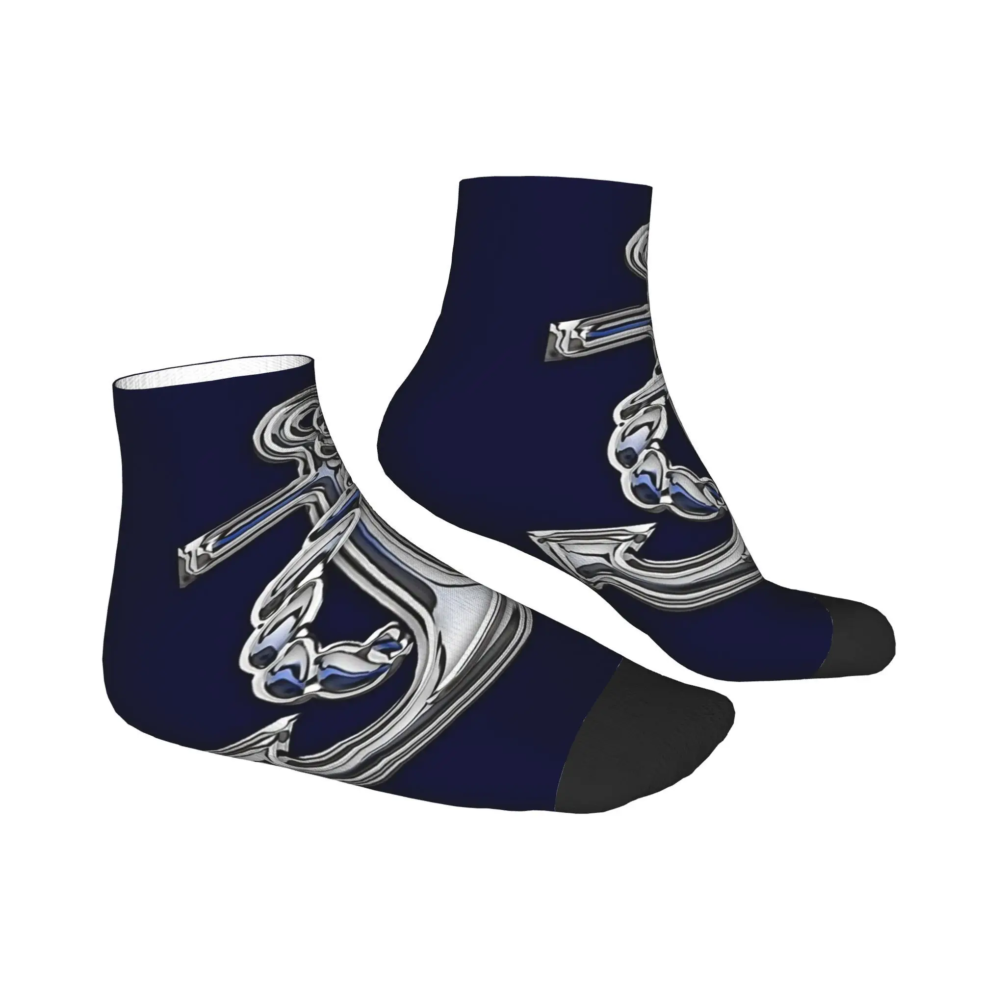 جميع المواسم الكروم نمط بحري حبل مرساة زين الجوارب Harajuku طاقم الجوارب جوارب الموضة للرجال النساء هدايا عيد الميلاد