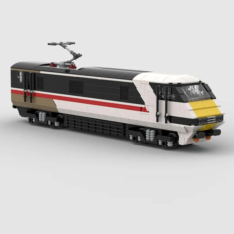Stadsautomodel MOC Bouwstenen InterCity 225 Hogesnelheidstrein Modulaire technologie Kinderen Vakantiegeschenken Monteer speelgoedpak
