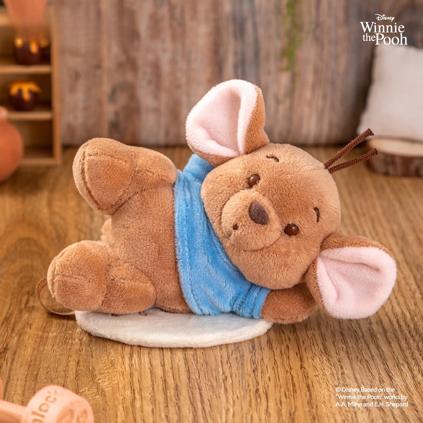 Disney Winnie The Pooh & Piglet Friends Series Plush Keychain Blind Box Surprise - Cute Collectible Soft Stuffed Animal Toys