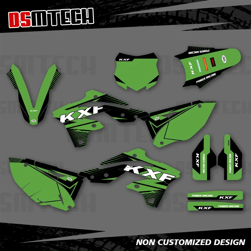 

DSMTECH для Kawasaki KX250F KXF250 KXF 250 KX 250F 2013 2014 2015 2016 полная графика наклейки наклейки мотоцикл фон 002