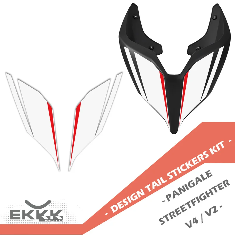 

For Ducati Panigale Streetfighter V4 V4R V4S V4SP V2 Design Tail Sticker Kit Custom Decal Sticker Film Italy CORSE