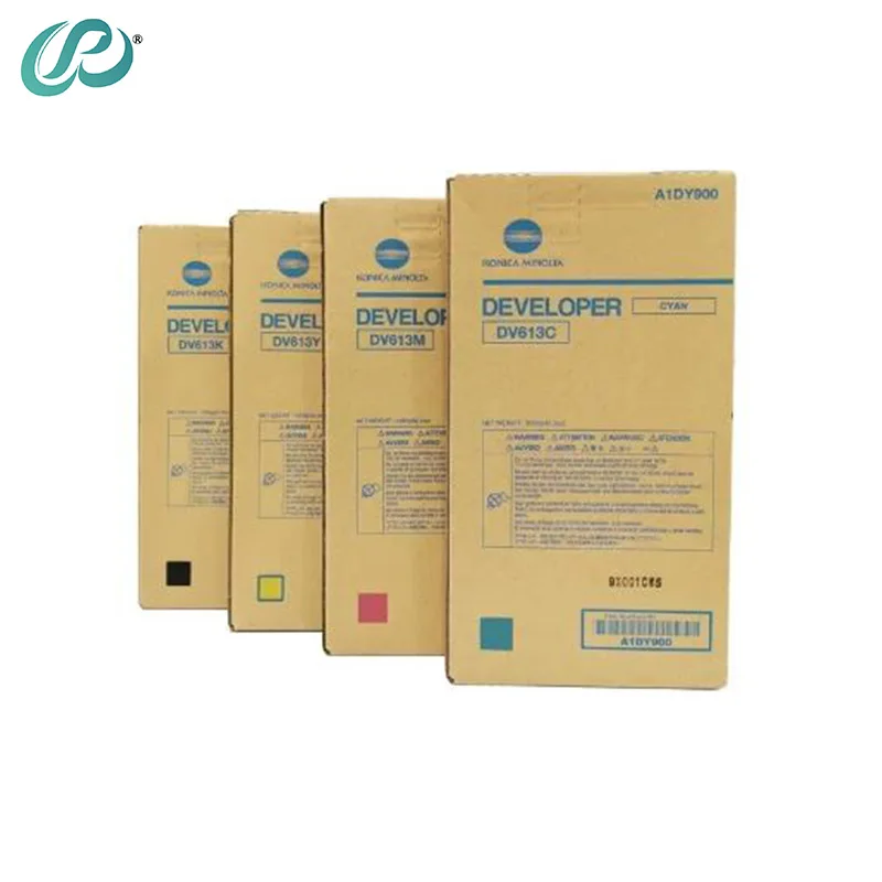 4PCS/Set DV613 CMYK Original Developer Powder For Koncia Minolta Bizhub C 6501 6000 7000 8000 6500 C6501 C6000 C7000 C8000 C6500