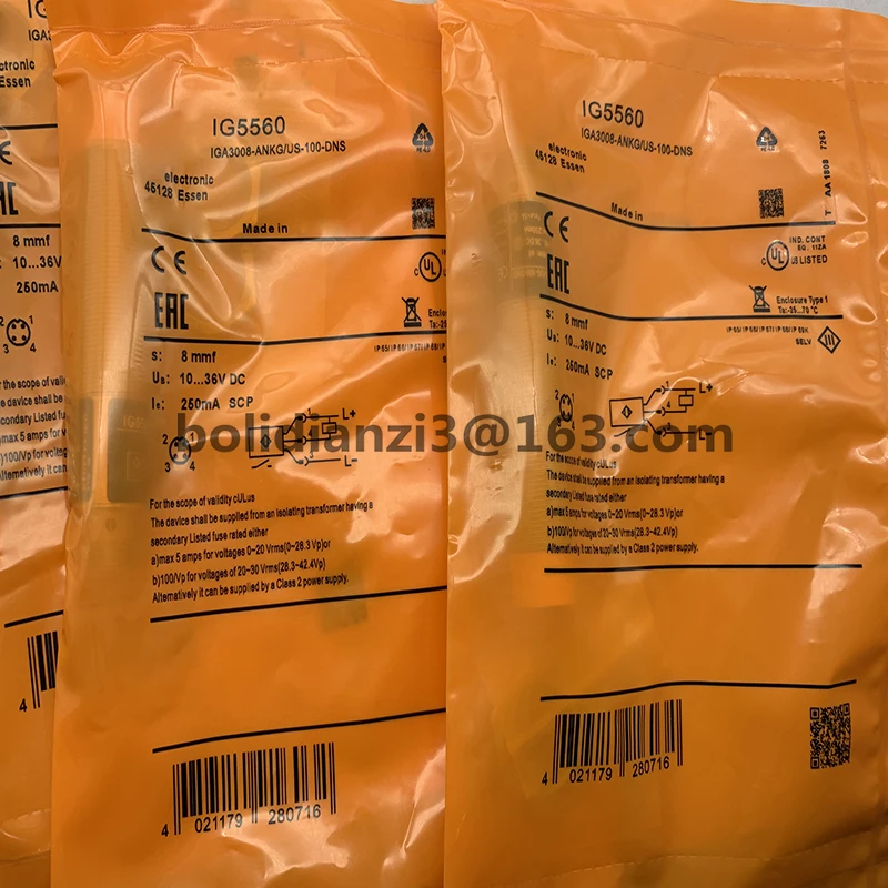 Interruptor do sensor de proximidade indutiva original, IG5842, IG5597, IG5595, IG5554, IG5397