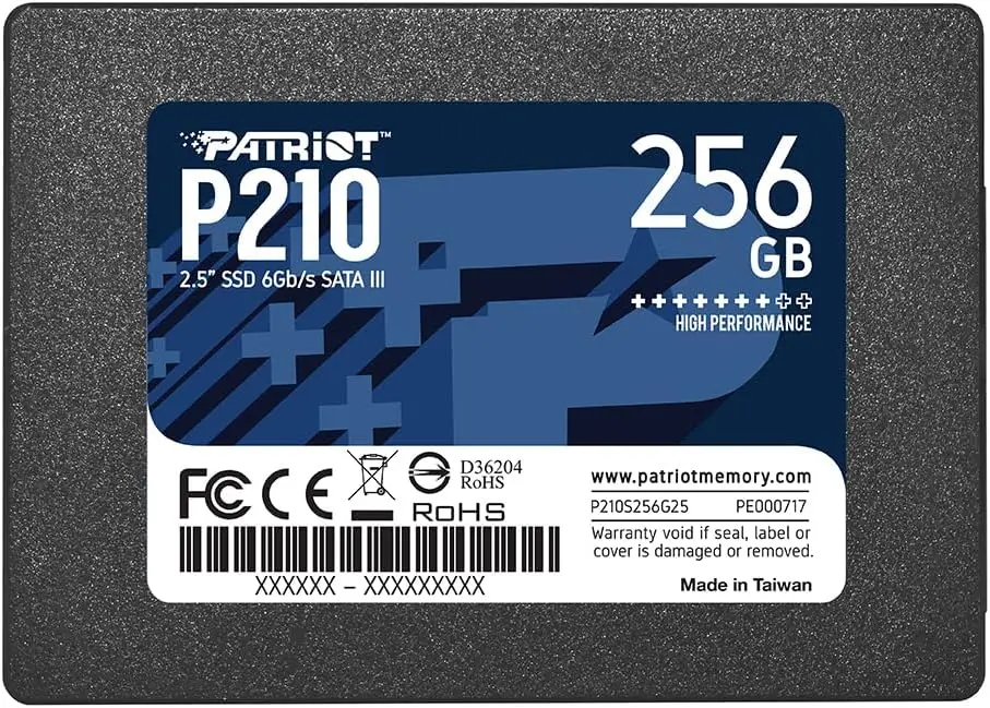 

256GB SATA 3 SSD 2.5 Inch Internal Solid State Drive - Fast Read/Write Speeds